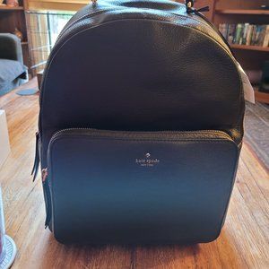 Kate Spade Nicole Larchmont Backpack- Large-Black